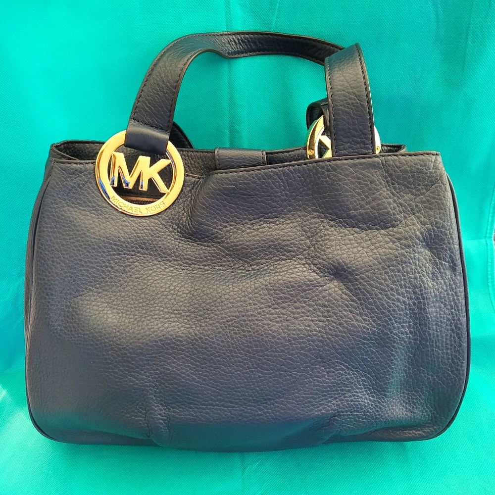Mk Fulton Navy Blue Lg EW Tote